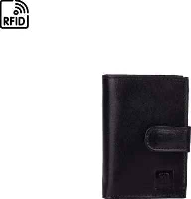 Immagine prodotto di Portafoglio per carte di credito Smart ONE in pelle nera