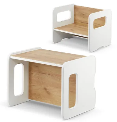 Image de Banc multifonctionnel pour enfants avec table intégrée