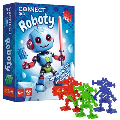 Zdjęcie produktu dla Gra dla dzieci – Połącz Roboty – Trefl 02888