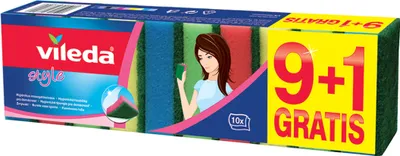Immagine prodotto di Spugna Vileda Rainbow, per piatti, conf. 9+1 pz