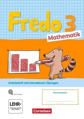 Obrázok produktu pre Fredo Mathematik 3. Schuljahr. Ausgabe A - Arbeitsheft mit interaktiven Übungen auf scook.de