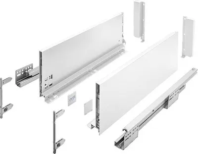 Produktbild von Schubladenführungen Push to Open Vollauszug bis 40 kg - 350 mm Breite