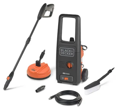 Produktbild von BLACK+DECKER Hochdruckreiniger BXPW1500PE mit Patio Cleaner und Feste Bürste (15