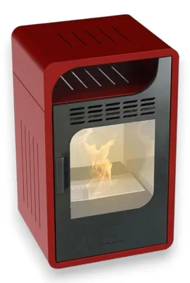 Immagine prodotto di Stufa a bioetanolo ventilata compatta adatta ad ambienti piccoli con funzione riscaldante per mezze stagioni e bruciatore