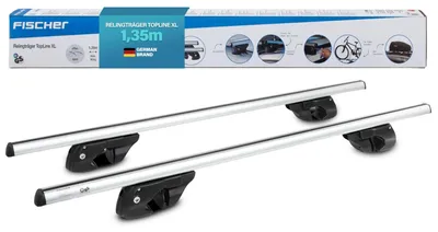 Zdjęcie produktu dla Fischer 126005_FISCHER, Bagażnik na rowery, Uchwyt do dachu, Aluminium, Czarny, Srebrny