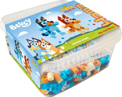 Image de Hama Box Bluey Perles à repasser maxi
