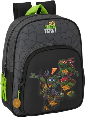 Obrázok produktu pre Školský batoh Teenage Mutant Ninja Turtles Black Grey 27 x 33 x 10 cm