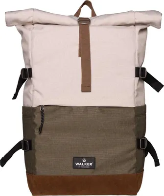 Immagine prodotto di Walker zaino per laptop zaino con scomparto per laptop Concept Roll Up Two Backpack 23L Popcorn / Cypress multicolore