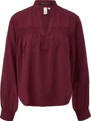 Produktbild von s.Oliver 2171216.3900.34, Bluse, Erwachsener, Weiblich, Rot, Langärmlig, Regular fit