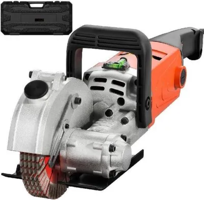 Immagine prodotto di Happyment Fresa elettrica da muro 3000 W – 5 dischi diamantati – Larghezza e profondità di taglio regolabili – Per calcestruzzo, pietra e piastrelle – Con attacco per l'acqua