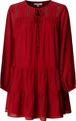 Produktbild von Pepe Jeans Paule Langarmkleid Rot M Damen Rot M