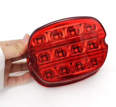 Obrázek produktu pro Motocyklové zadní světlo s kouřovým sklem - LED zadní světlo pro Harley