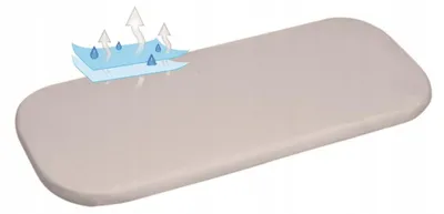 Produktbild von Karo Spannbettlaken wasserdicht 40x90 cm mit Gummizug