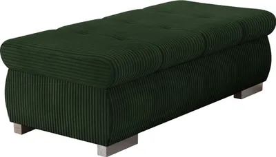 Produktbild von MIRJAN24 Polsterhocker Orkan Groß, Moderne Sitzhocker vom Hersteller, Holzkonstruktion, 120x60x39 cm (Farbe: Poso 14)
