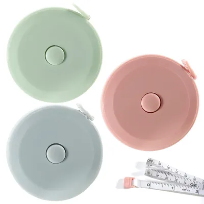 Produktbild von 3 Stück Maßband Set, 1.5m Einziehbares Maßband, Flexibles Schneidermaßband, Mess