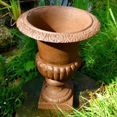Produktbild von Pflanzgefäß, französische Amphore, Pflanzkübel, Blumenamphore, Pflanzschale H 30cm