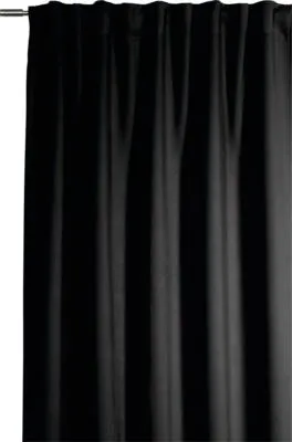 Produktbild von Vorhang mit Universalband Dimout Uni schwarz 175x140 cm