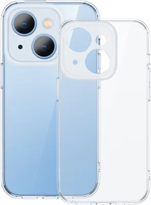 Produktbild von Baseus  Schutzhülle für iP 14 Plus Clear Kameraobjektivrahmen und Glasdisplayschutz