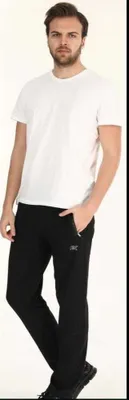 Produktbild von Herren Jogginghose Sporthose Schwarz S Trainingshose Sweathose Pyjama Baumwolle Warm P-55