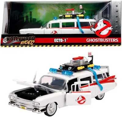 Zdjęcie produktu dla Jada Toys Ghostbusters Ecto-1 Die Cast Metal Toy Car Model 1:24 30 cm