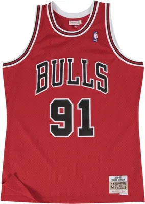 Produktbild von Mitchell & Ness HWC Swingman Jersey Chicago Bulls Road 1997-98 Dennis Rodman red XL