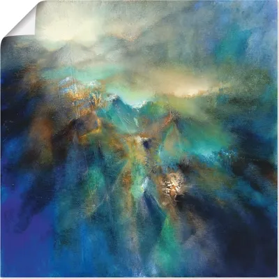 Produktbild von ARTland Poster Über allen Gipfeln Größe: 100x100 cm