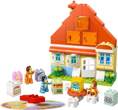 Immagine prodotto di LEGO DUPLO 10459 Bluey's Family Home and Memory Game - Creative Play 3 years