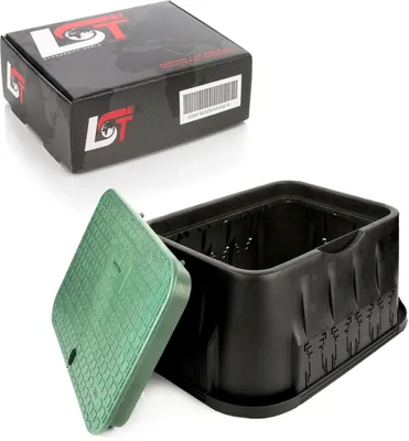 Produktbild von Ventilkasten Ventilbox mit Deckel viereckig 53 x 38cm Schacht Behälter Rain Bird