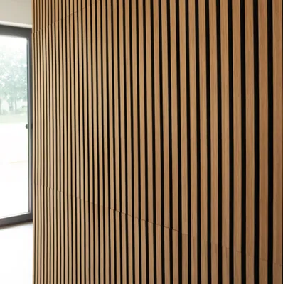 Produktbild von HOME DELUXE - Akustikpaneel SONIC Oiled Oak - 9 Paneele, Holz aus MDF, Filz aus Polyester, auf- und nebeneinader platzierbar I Schallschutzpaneel Akustikplatten Wandpaneel