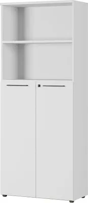 Produktbild von Aktenschrank Kombischrank 80cm AURAY-01 Lichtgrau B/H/T ca. 80/197/40cm