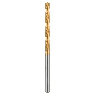Produktbild von Bosch HSS Metall-Spiralbohrer 4 mm 2608596691 Gesamtlänge 75 mm TiN DIN 338 Zylinderschaft 1 St