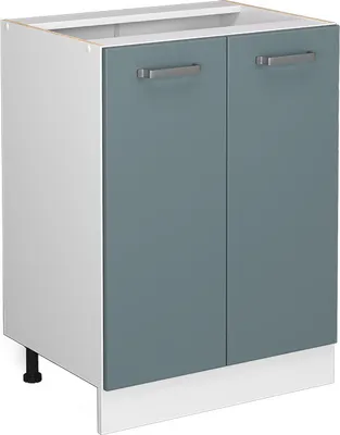 Produktbild von Küchenunterschrank Vicco R-Line Blau-Grau 60 cm ohne Arbeitsplatte, Model 41087