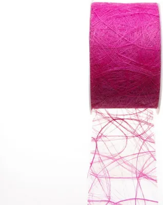 Produktbild von Sizoweb Tischband - Hussenband - pink - 7,9 cm - 50 Meter auf der Rolle - 64 019-R 079
