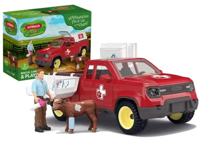 Imagen del producto de Schleich 42727: Veterinario. Visita del veterinario en la granja