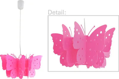 Image de Näve Lampe suspendue - Matière : plastique - Couleur : rose ; 6070019-1