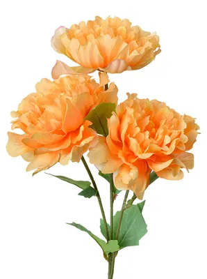 Image de Clayre & Eef Fleur artificielle 61 cm orange plastique