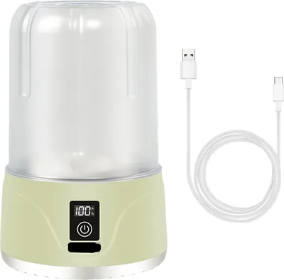 Produktbild von Mini-Waschmaschine, 1,1 l Fassungsvermögen, kabellos, wiederaufladbar, für Unterwäsche, Babykleidung, Socken, Slips, tragbares Wäschewaschgerät