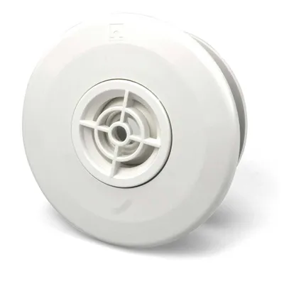 Produktbild von Einlaufdüse Multiflow für Fertigbecken, Weiss (mit Gitter)