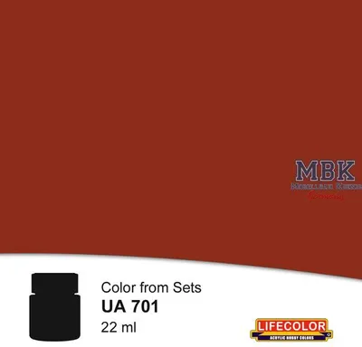 Obrázek produktu pro LIFECOLOR LC-UA701 UA701 Rezavá tmavá stínová barva