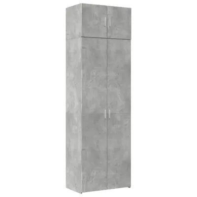 Produktbild von Hochschrank Betongrau 70x42,5x225 cm Holzwerkstoff