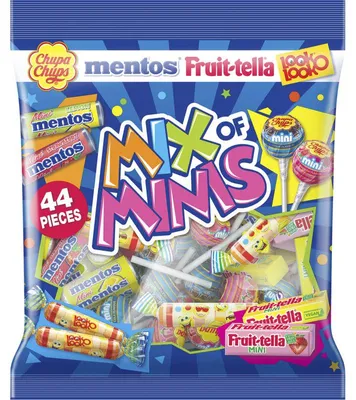 Imagen del producto de Fruittella Mix Minis 410g – caramelos masticables afrutados, ideales para picar y compartir