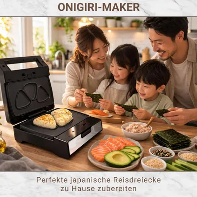 Immagine prodotto di Onigiri Maker Gusto mit Wechselplatten Antihaftbeschichtet