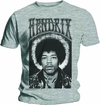 Produktbild von Jimi Hendrix Halo Grey XL T-Shirt