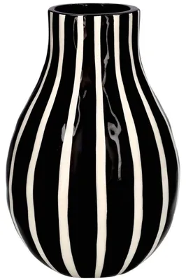 Produktbild von Gift Company Vase Artisan Schwarz Weiß