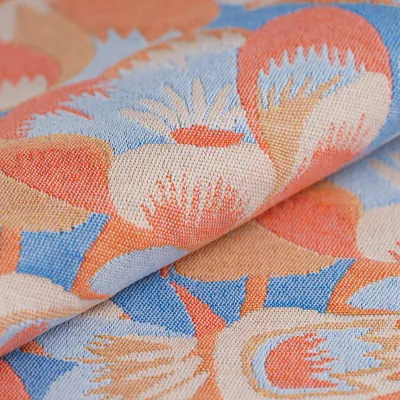 Produktbild von Jacquard Beringot Blätter Orange