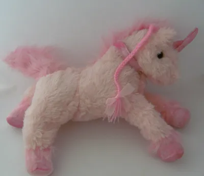 Produktbild von Stofftier Einhorn 45 cm, rosa, Kuscheltier Plüschtier, Einhörner Pferde Pferd