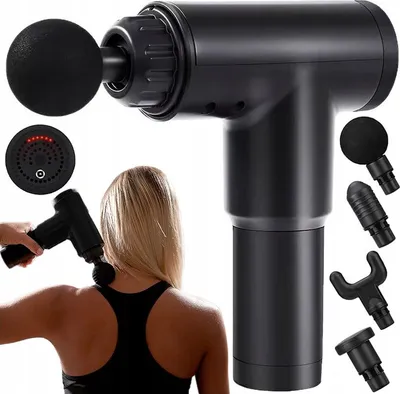 Zdjęcie produktu dla Pistolet Do Masażu Mocny Masażer Do Pleców Ciała Szyi Stóp Massage Gun Pro