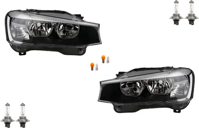 Produktbild von Scheinwerfer passend für BMW X3 F25 04/14- mit Leuchtmitteln Satz LR 63117334077 7334077 63117334078 7334078 Johns