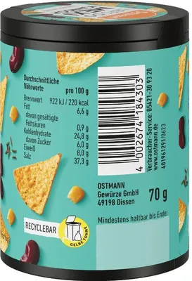 Produktbild von Ostmann Lets Do Mexikanisch Gewürzzubereitung perfekt abgestimmt 70g
