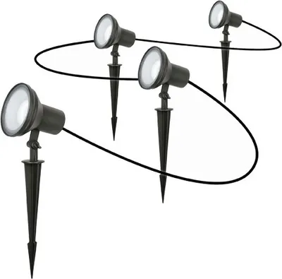 Produktbild von OSRAM ENDURA GARDEN SPOT LED Gartenlichterkette Dunkelgrau